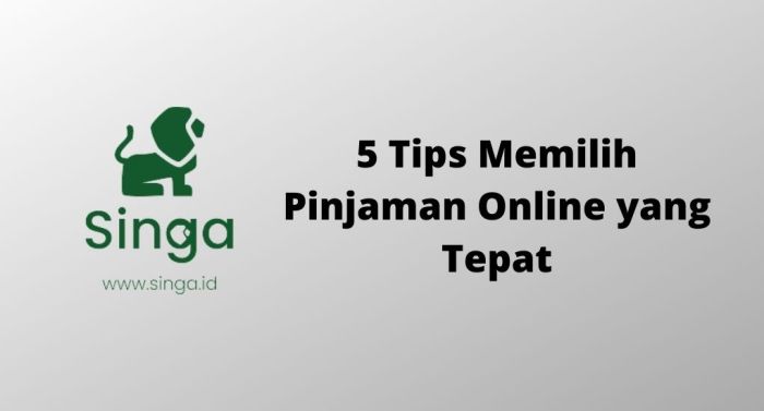 Tips memilih pinjaman online yang sesuai dengan kebutuhan dan kemampuan